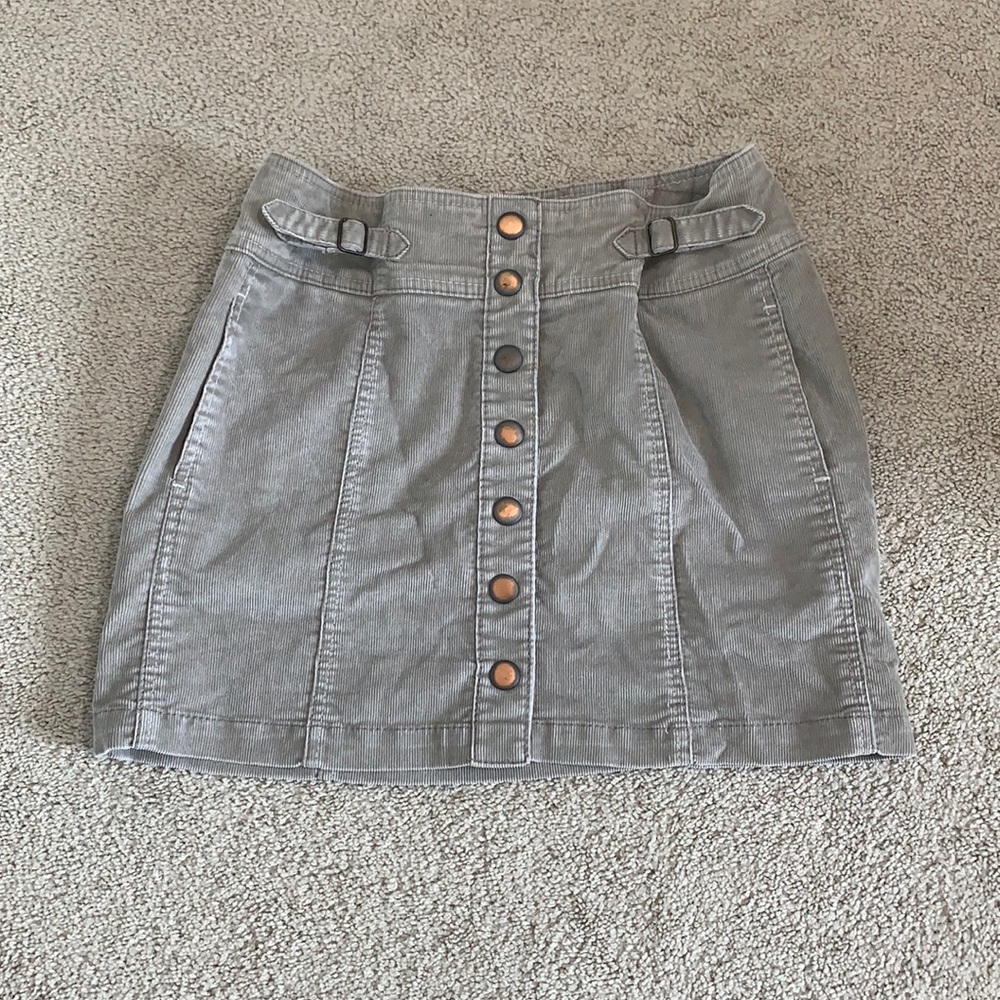 Gap button up skirt